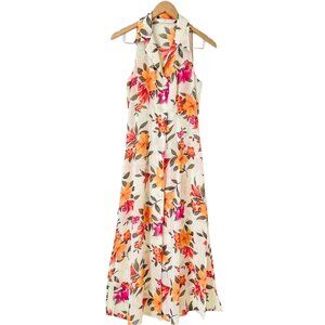 VTG Y2K Victoria's Secret Floral Button Front Semi Sheer Maxi Dress Coverup NWOT